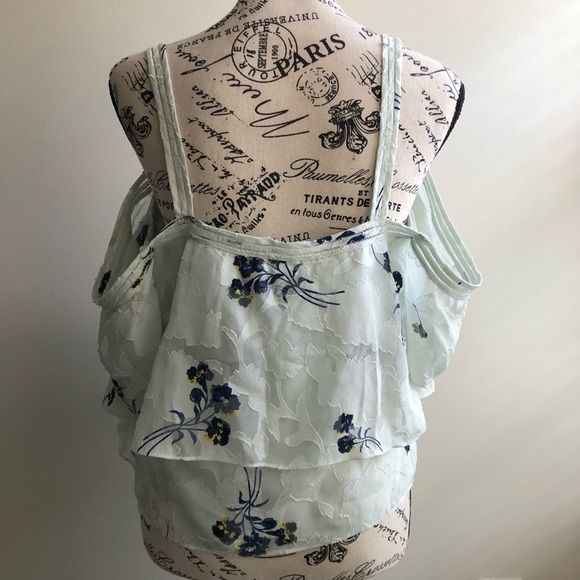 Lucky Brand Lace Ruffled Off Should Tank Top - Picture 4 of 7